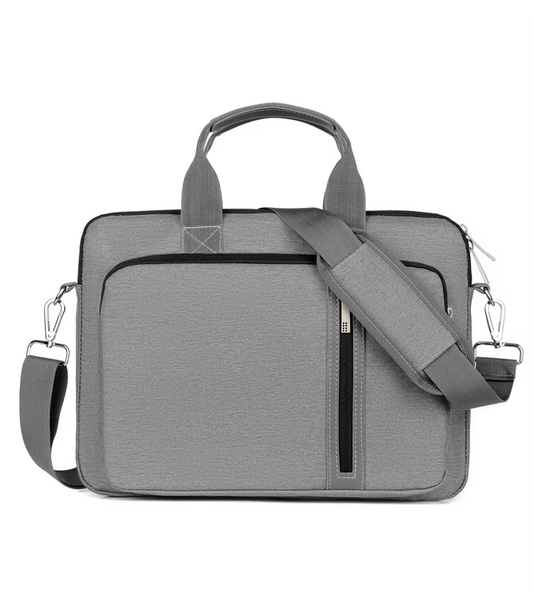 Laptopväska - flera storlekar framifrån grå