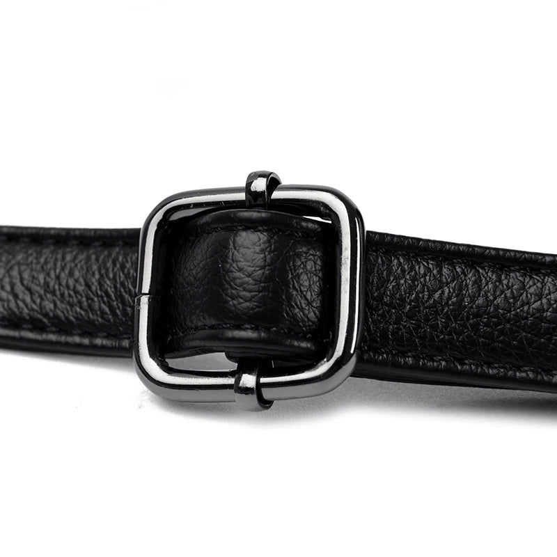 Handväska - lyxig design i läder rem