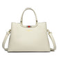 Handväska för dam - läder vit