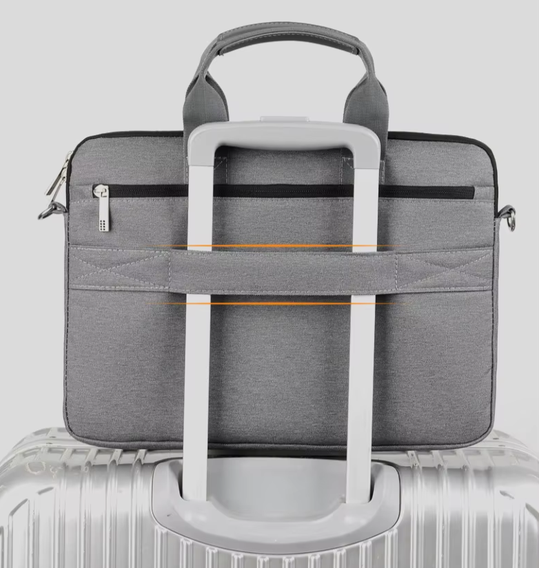 Laptopväska - flera storlekar resväska exempel grå